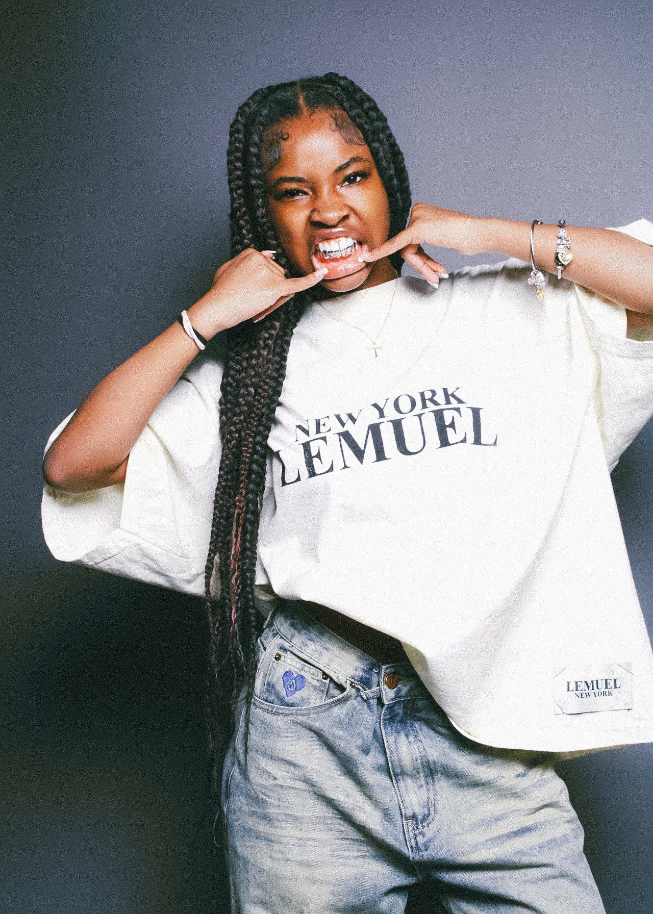 LEMUEL ESSENTIAL T-SHIRT (CREAM)