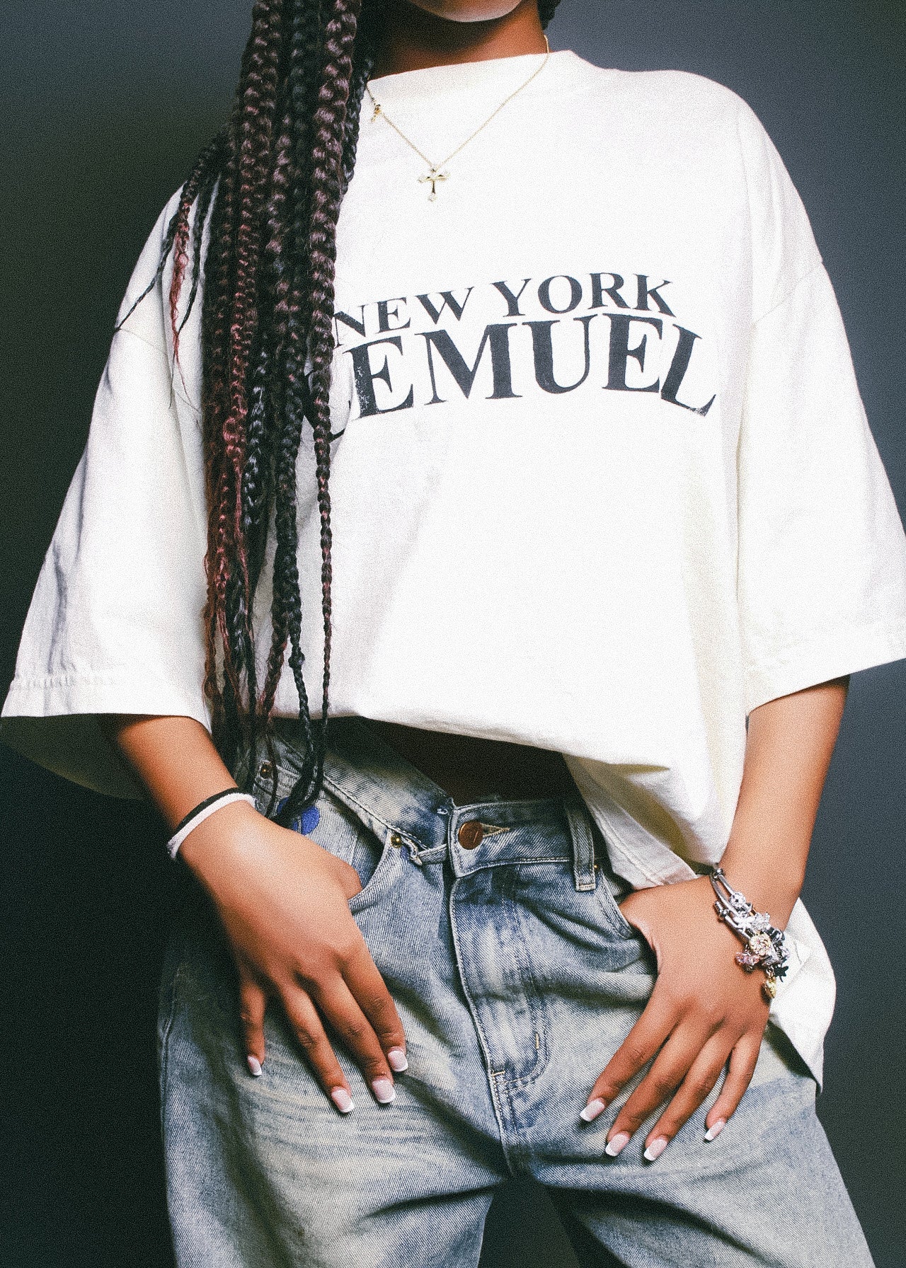 LEMUEL ESSENTIAL T-SHIRT (CREAM)