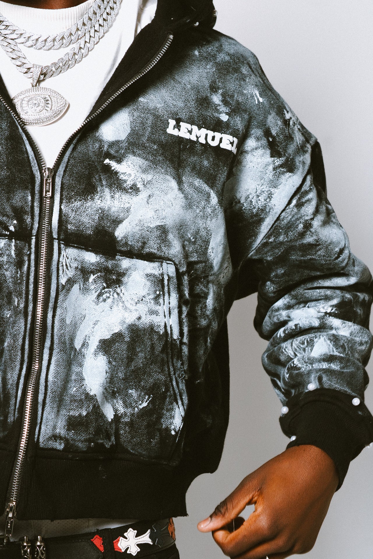 WAX LEMUEL HOODIE (BLACK)