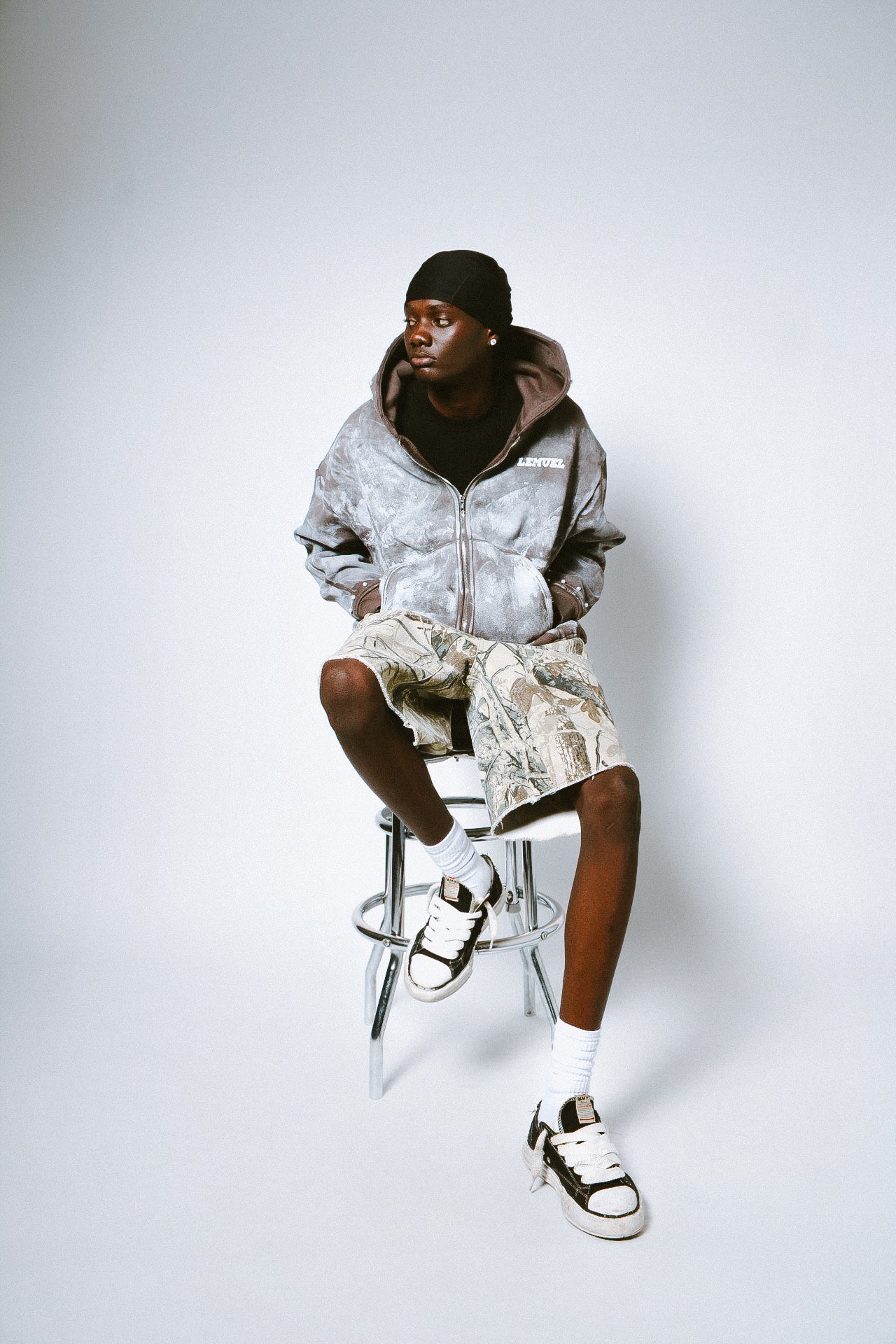 WAX LEMUEL HOODIE (BROWN)