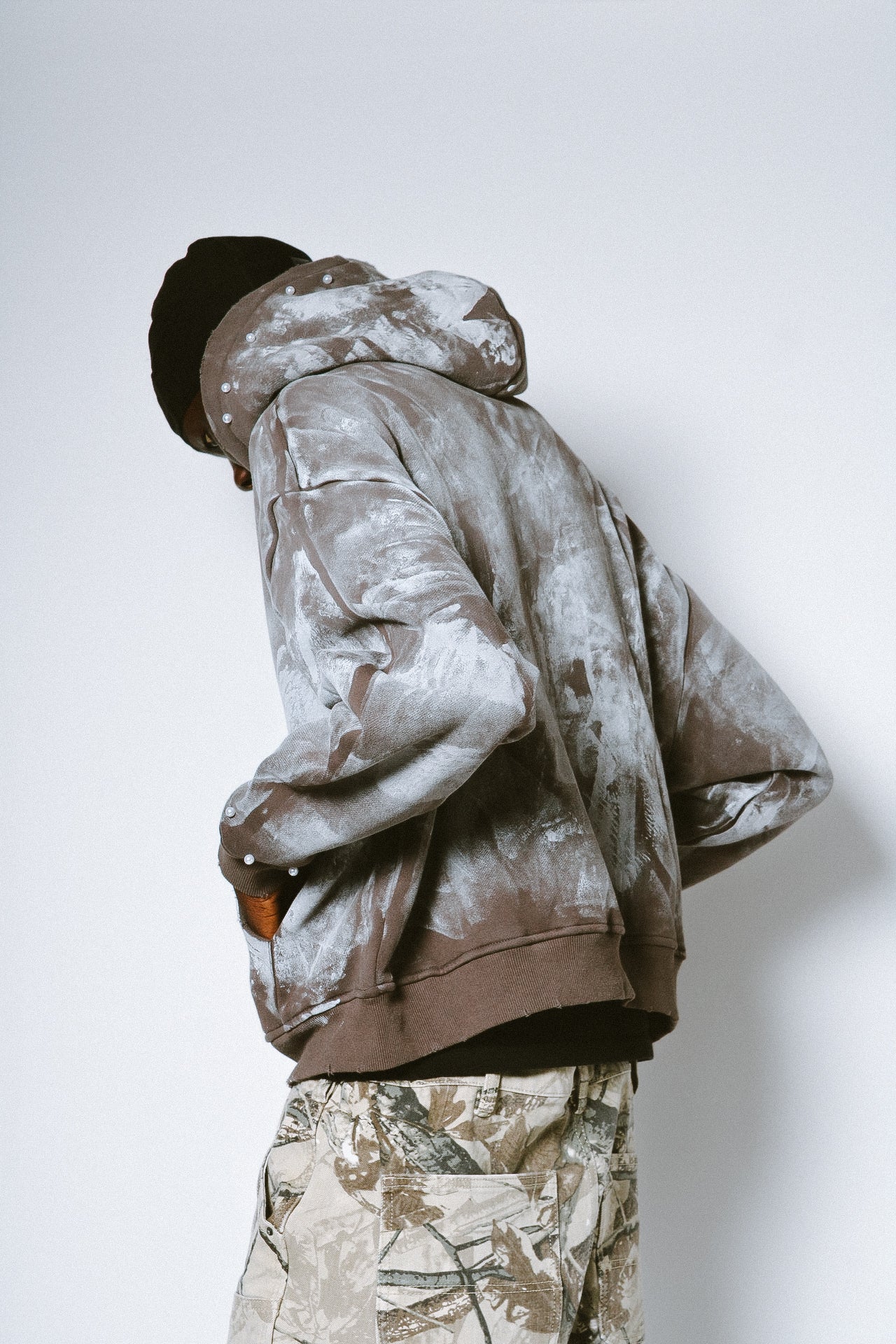 WAX LEMUEL HOODIE (BROWN)