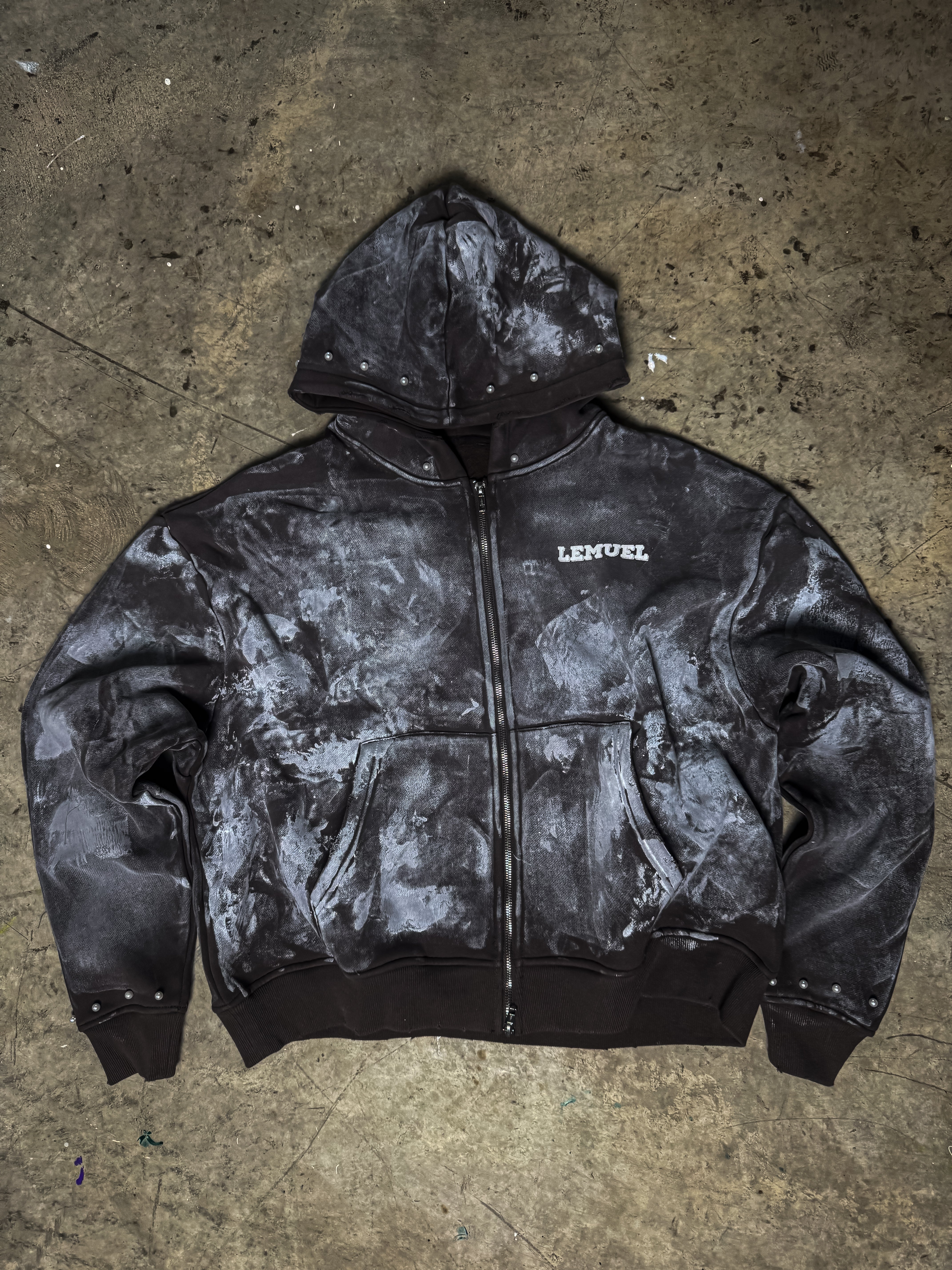 WAX LEMUEL HOODIE (BROWN)