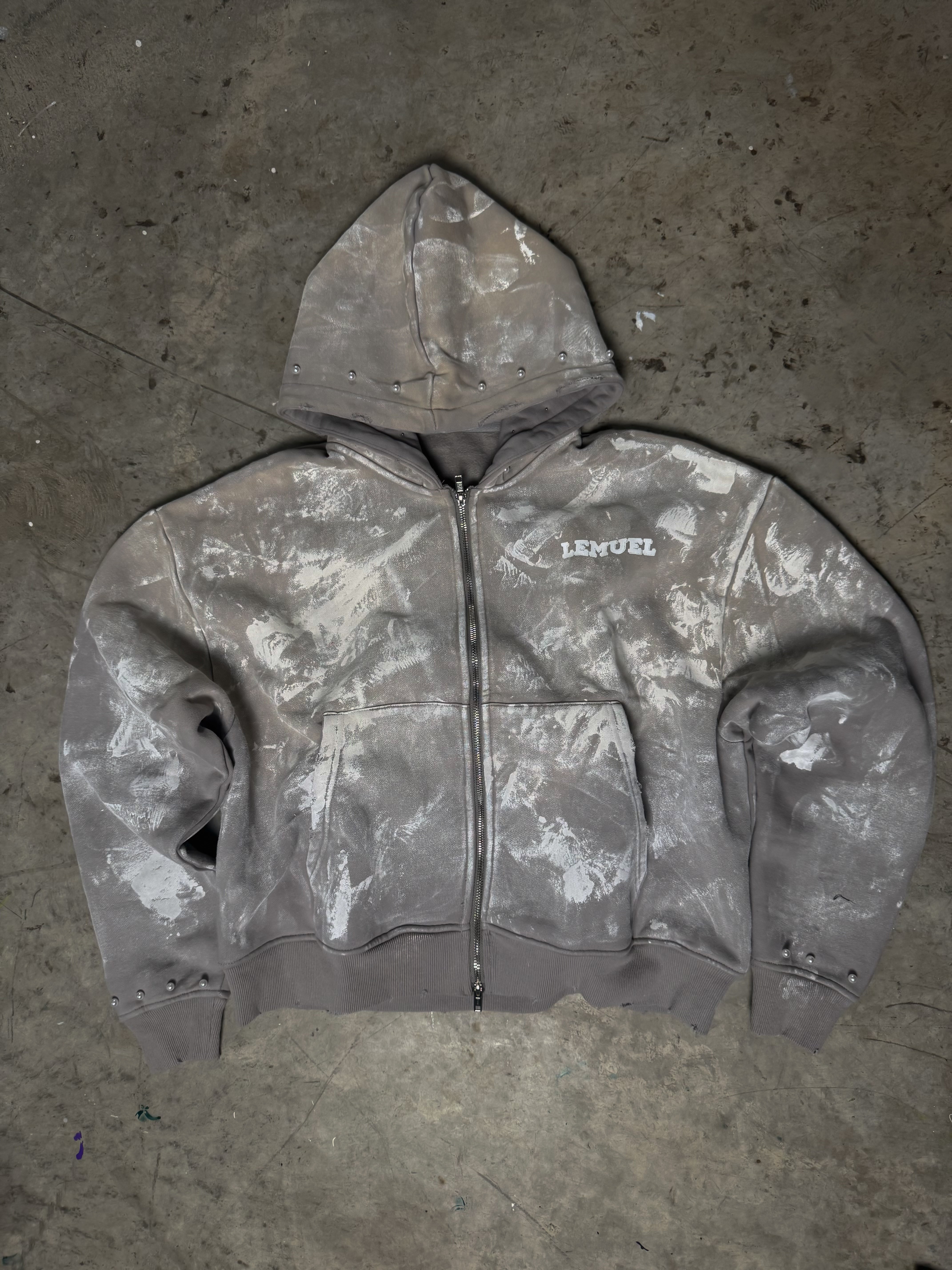 WAX LEMUEL HOODIE (GRAY)