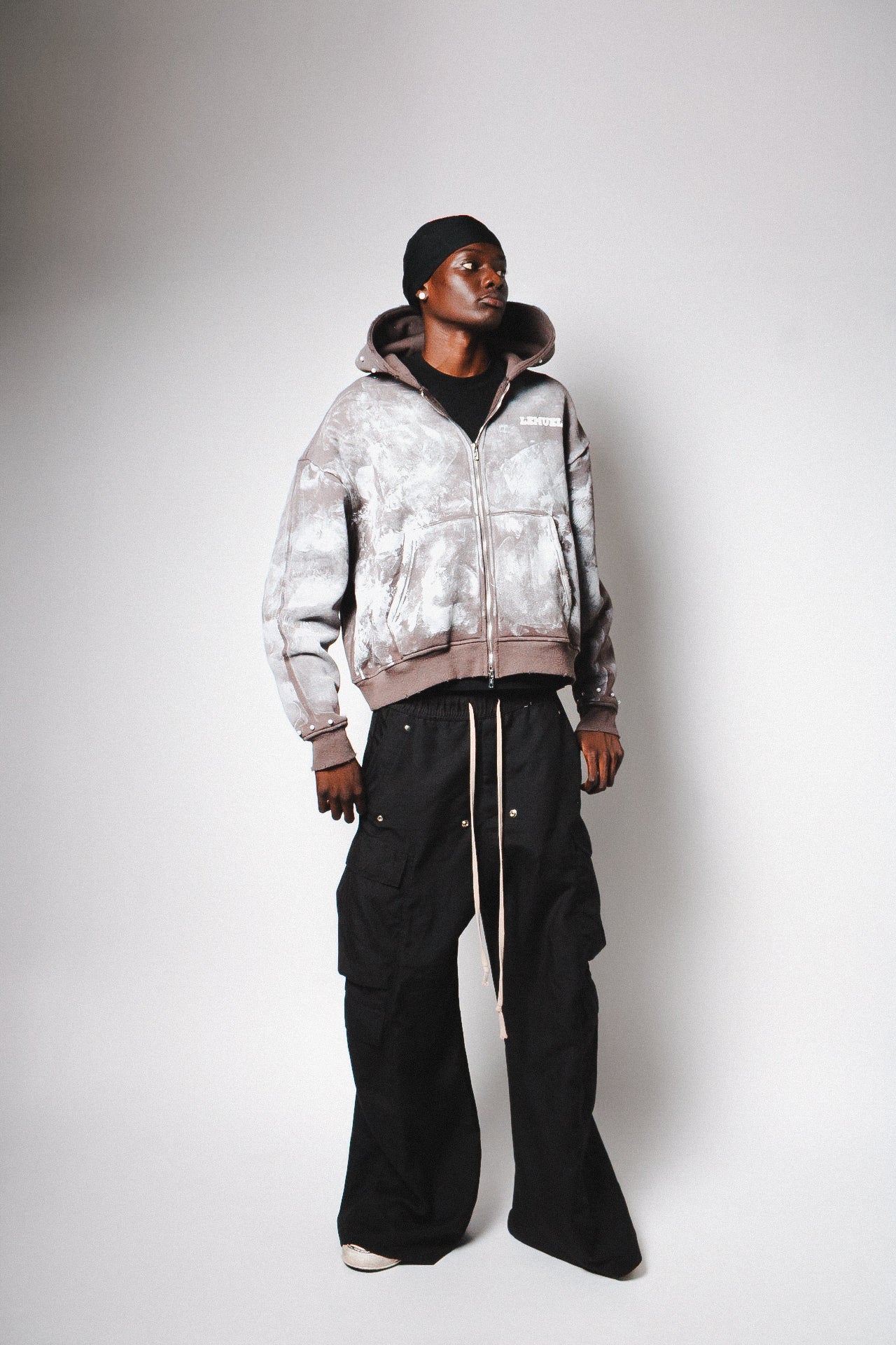 WAX LEMUEL HOODIE (BROWN)