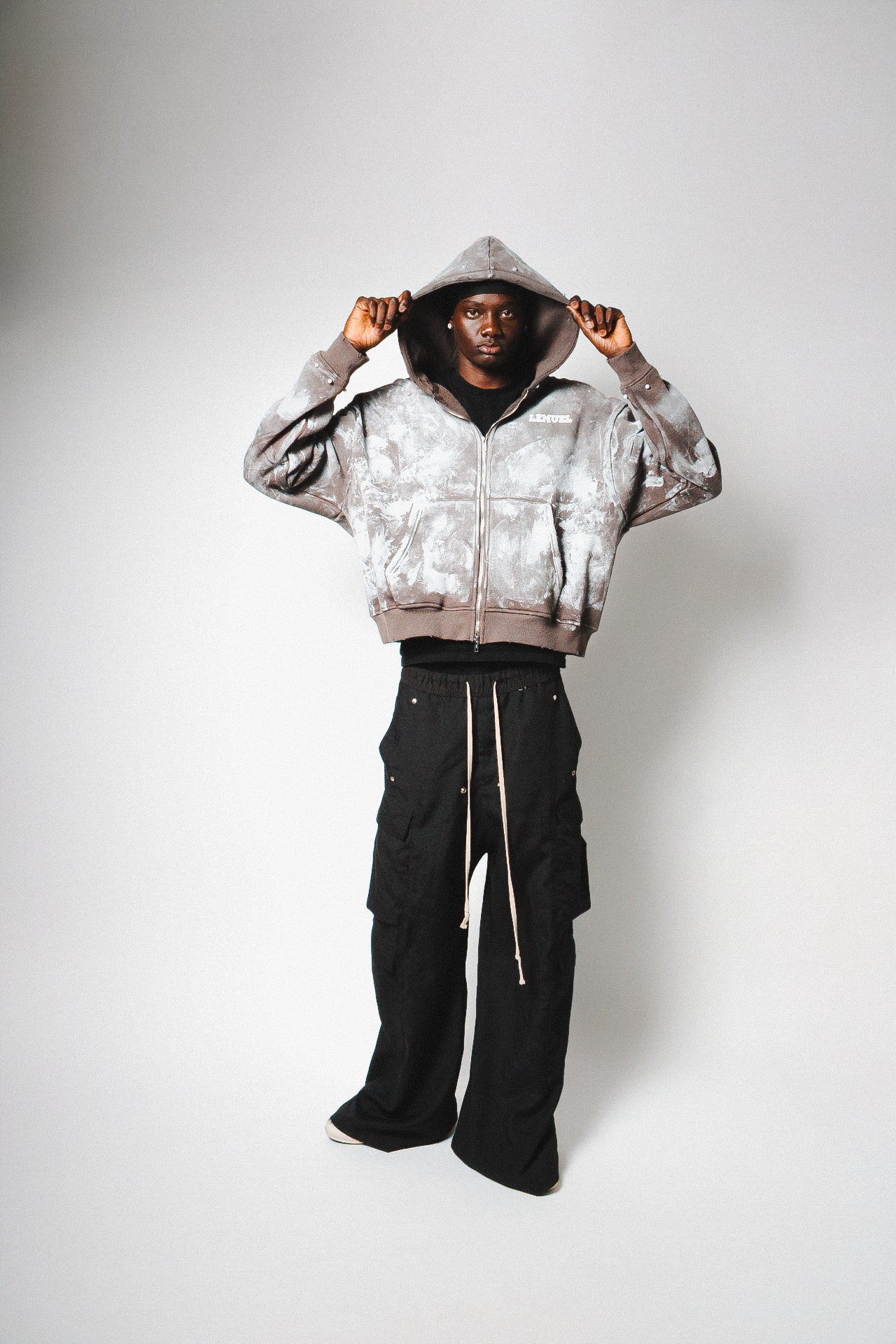 WAX LEMUEL HOODIE (BROWN)