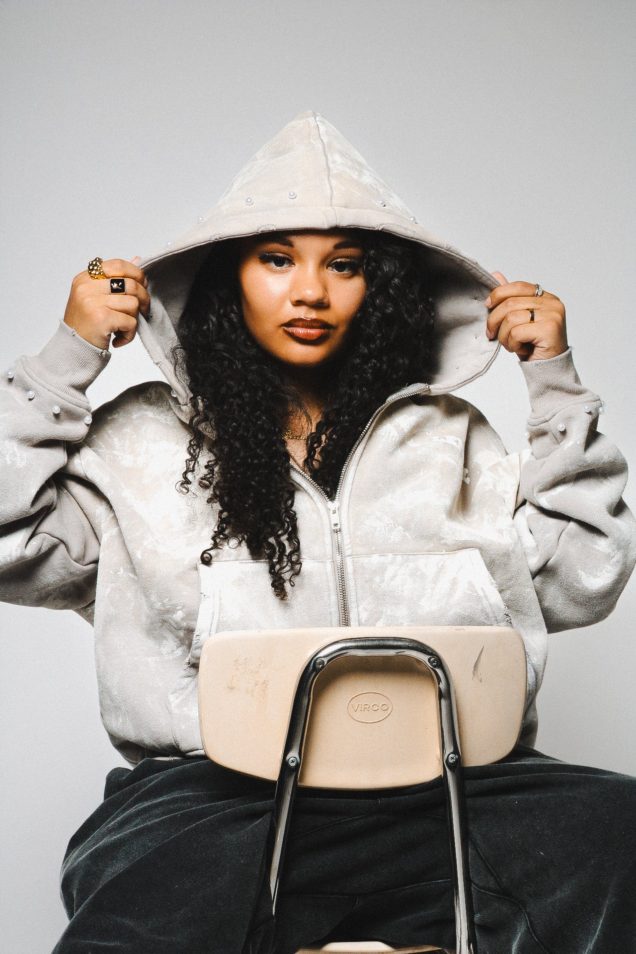 WAX LEMUEL HOODIE (GRAY)