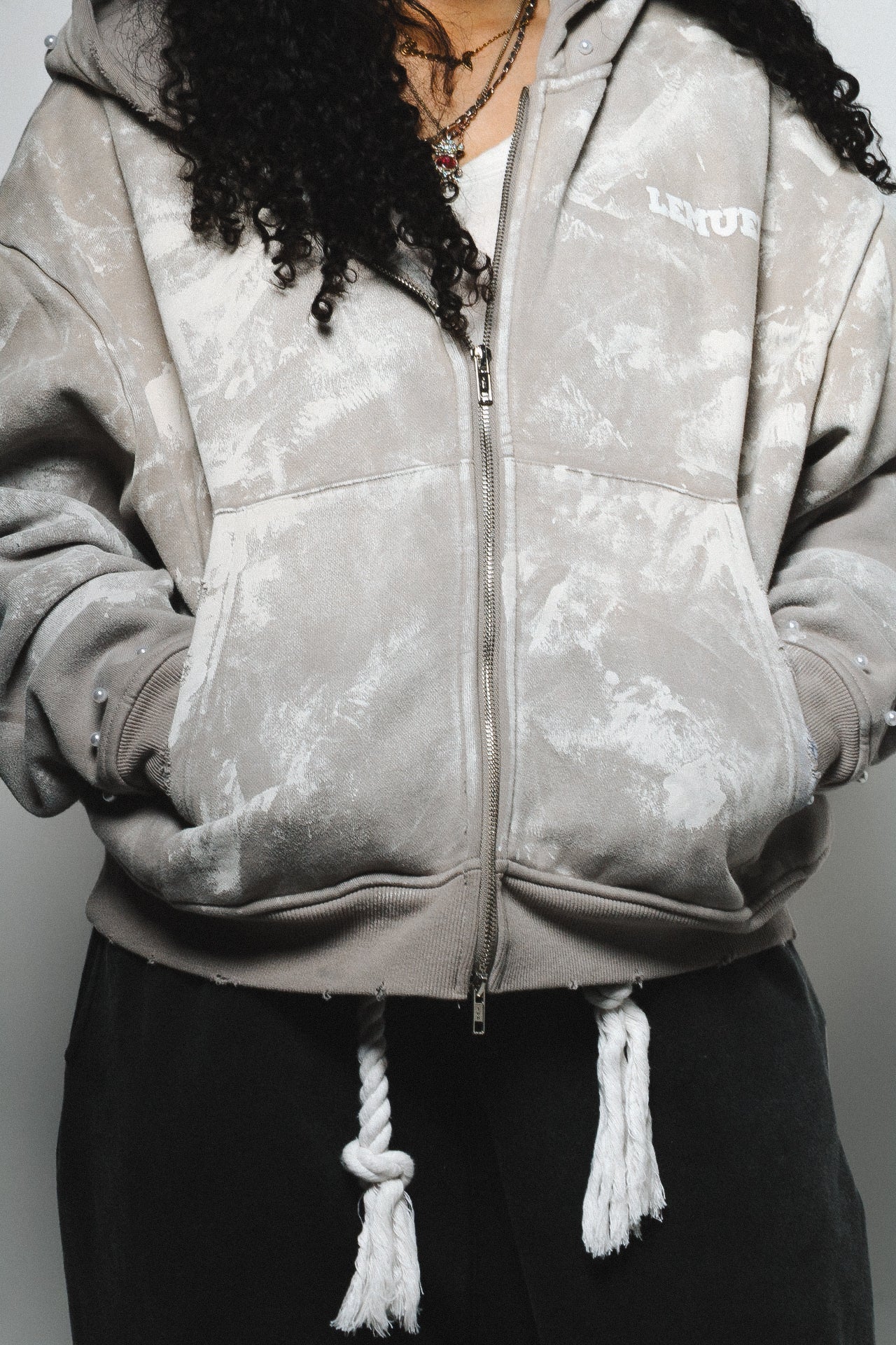 WAX LEMUEL HOODIE (GRAY)