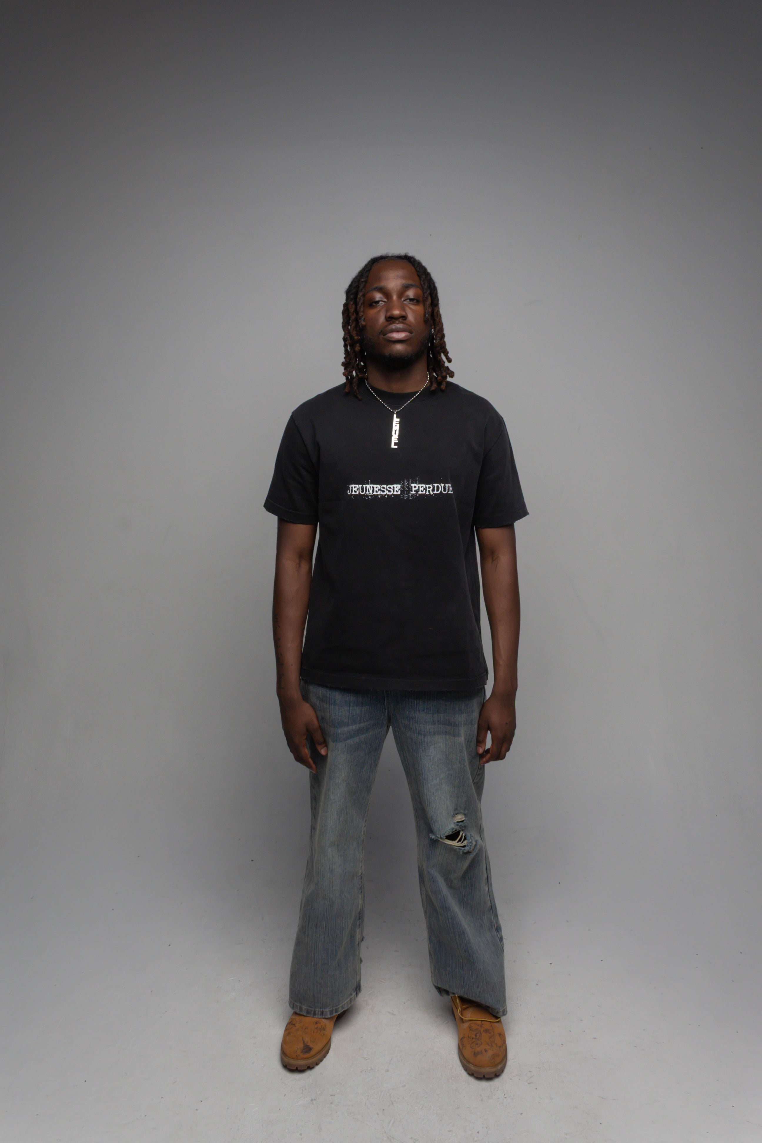 Jeunesse Perdue Vintage Washed Tee (Black)