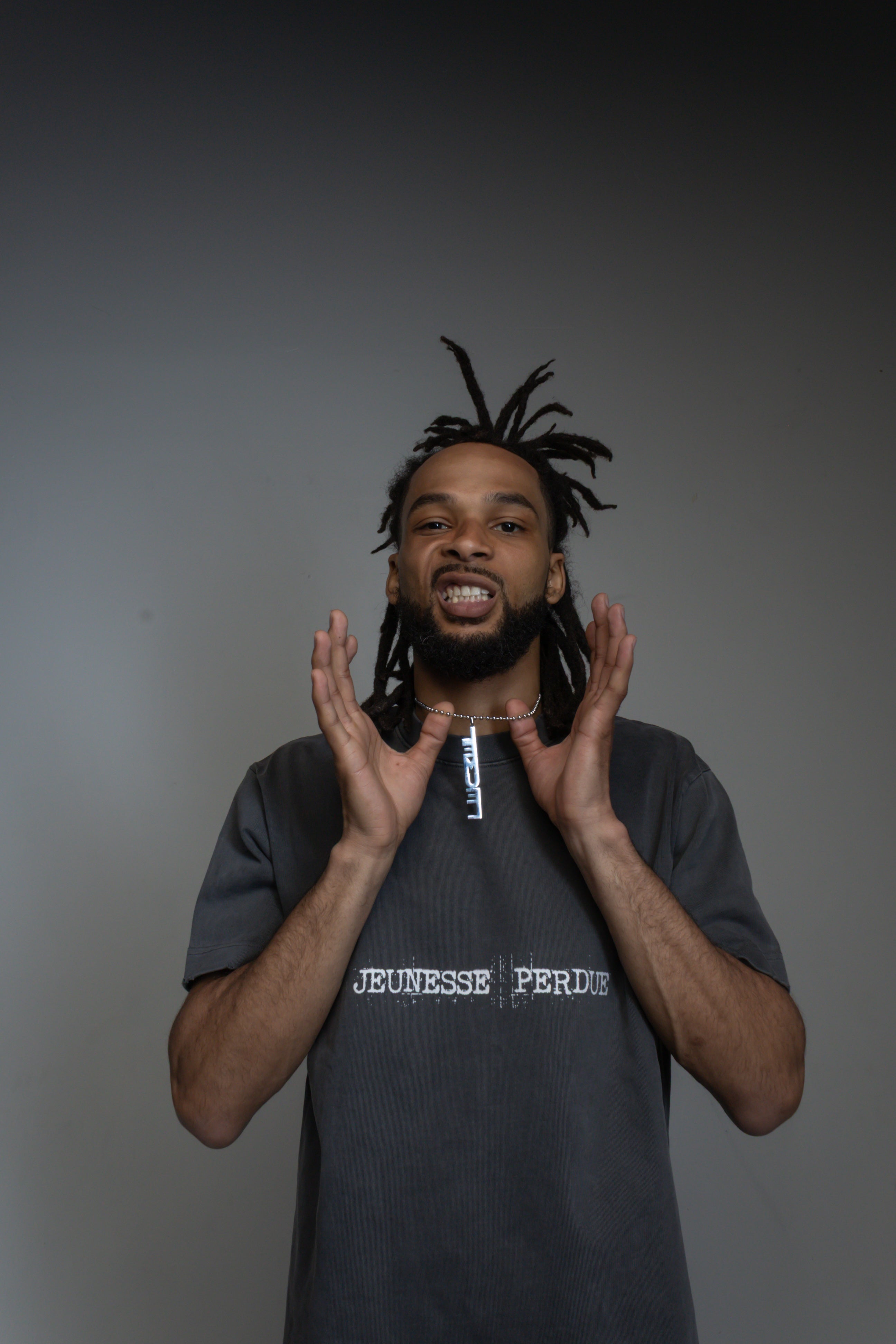 Jeunesse Perdue Vintage Washed Tee (Gray)