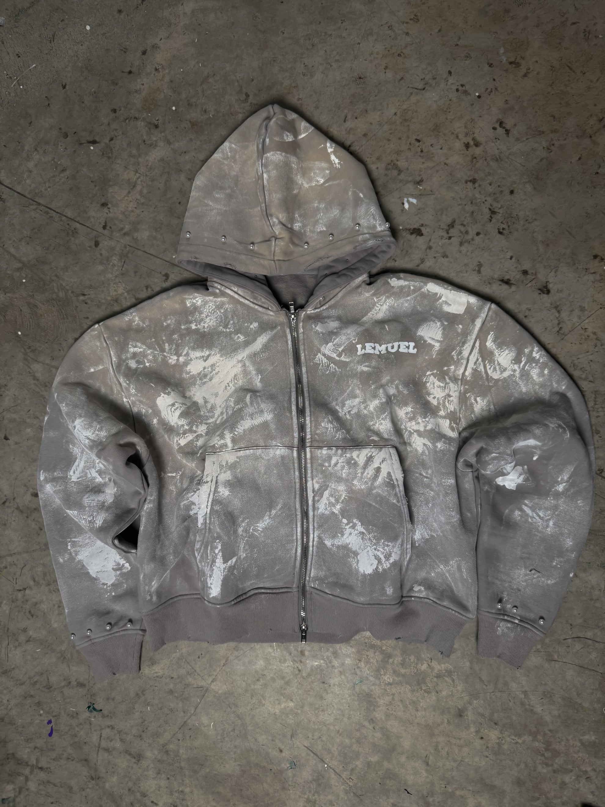 WAX LEMUEL HOODIE (GRAY)